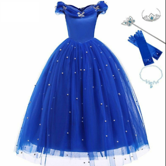 little girl cinderella ball gown